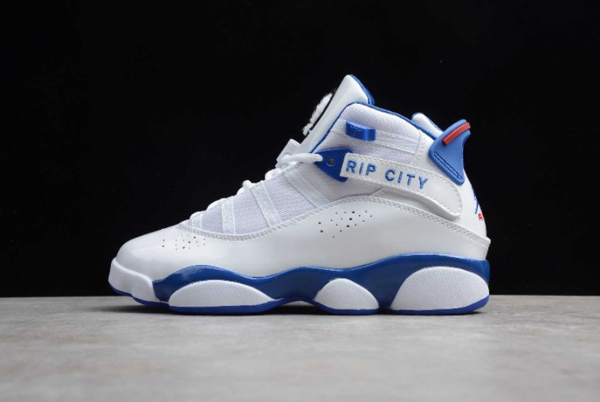 Women's Air Jordan 6 Retro Rings White Green Basketball Shoes