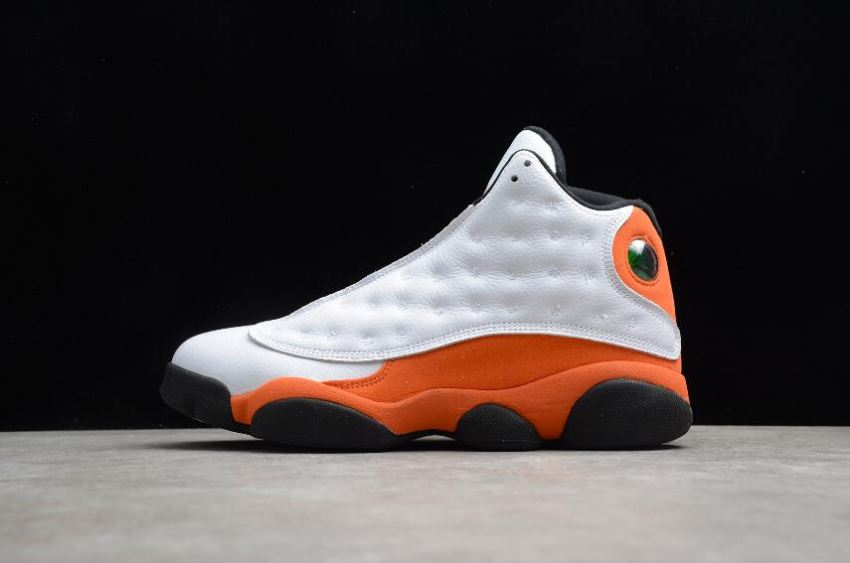 Men's Air Jordan 13 Retro White Black Starfish 414571-415 Basketball Shoes