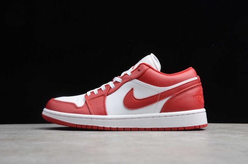 Men's Air Jordan 1 Low Gym Red White Basketball Shoes