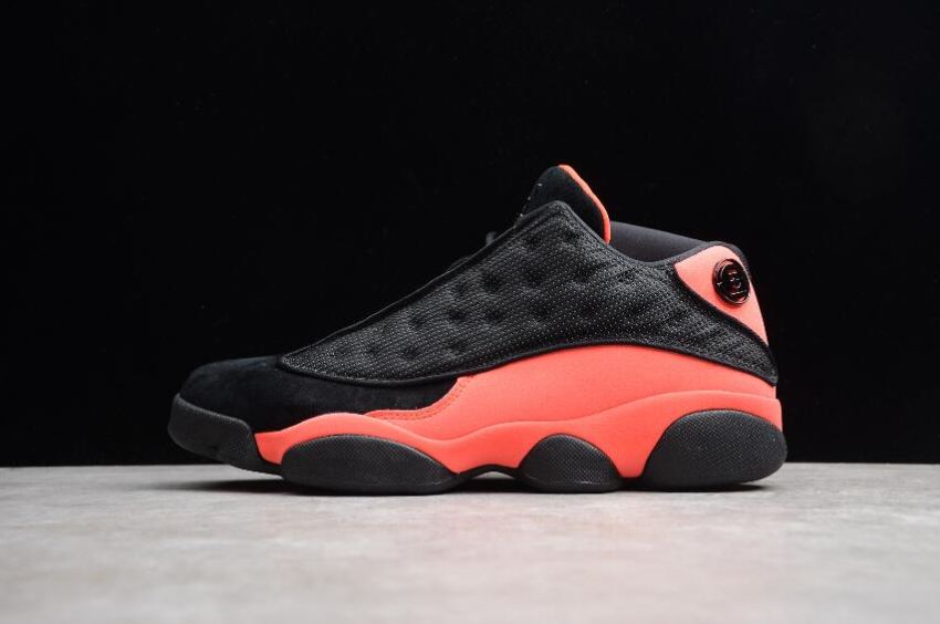 Men's Air Jordan 13 Retro Low NRG CT Black Infrared 23 Noir AT3102-006 Basketball Shoes