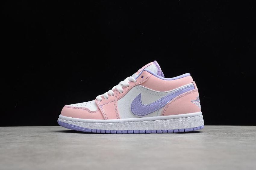 Men's Air Jordan 1 Low SE Arctic Punch White-Purple Pulse Basketball Shoes