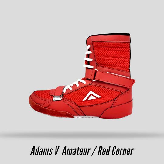 Adams Boxing Amateur Boots-Red Corner | Quick Ship
