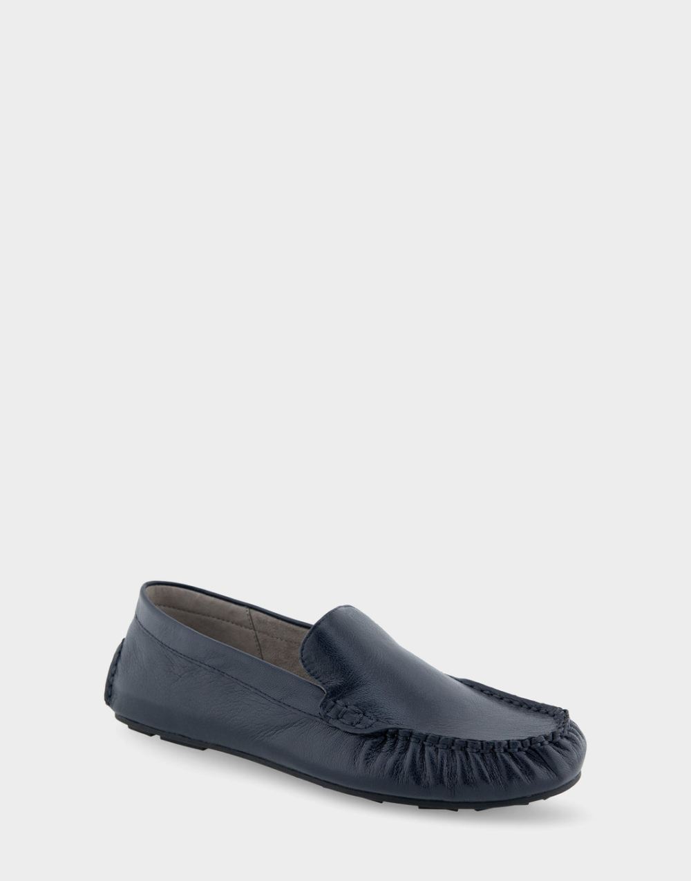 Aerosoles Women's Coby Navy Leather Driver