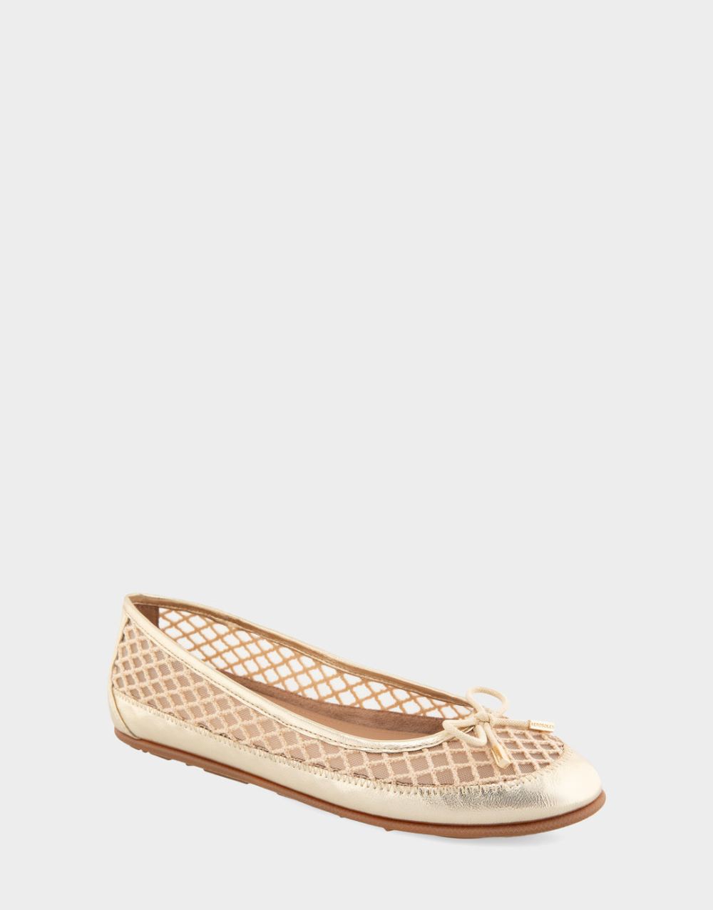 Aerosoles Women's Palma Natural Mesh Combo Mesh Knit Ballet Flat