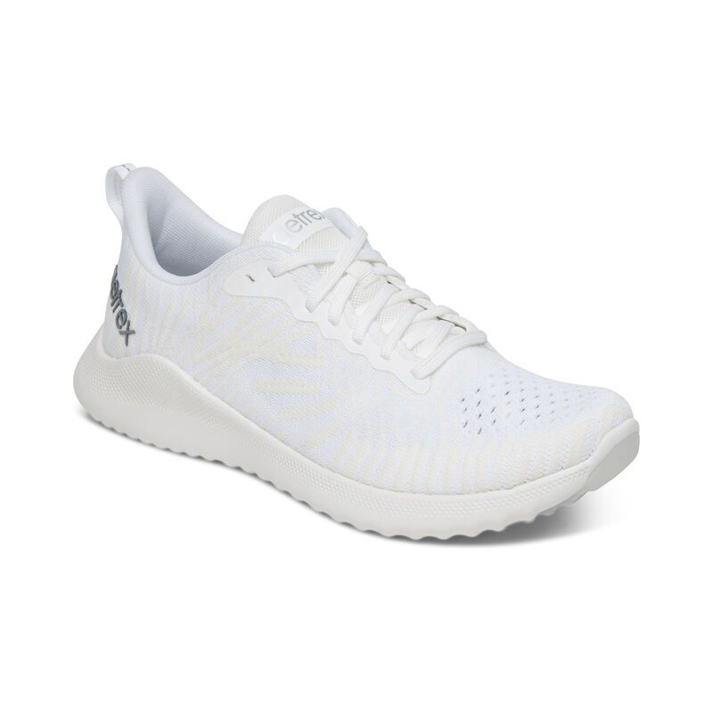 Aetrex | Women's Emery Arch Support Sneaker-White | New Arrivals