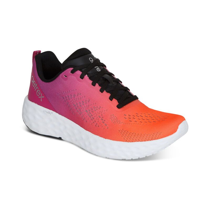 Aetrex | Women's Danika Arch Support Sneaker-Sunset Fade | New Arrivals