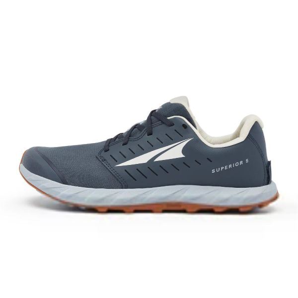 ALTRA RUNNING SHOES MEN'S SUPERIOR 5-Mineral Blue
