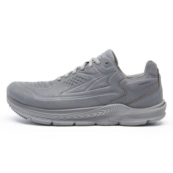 ALTRA RUNNING SHOES WOMEN'S TORIN 5 LEATHER-GRAY