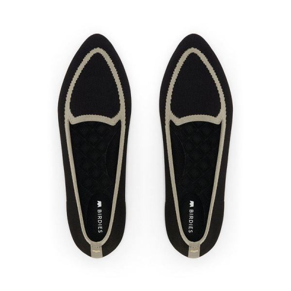 Birdies - Women's The Blackbird-Black Washable Engineered Knit Flat-Jet
