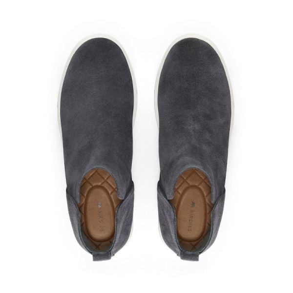 Birdies - Women's The Falcon-Gray Suede Water Resistant Bootie-Graphite