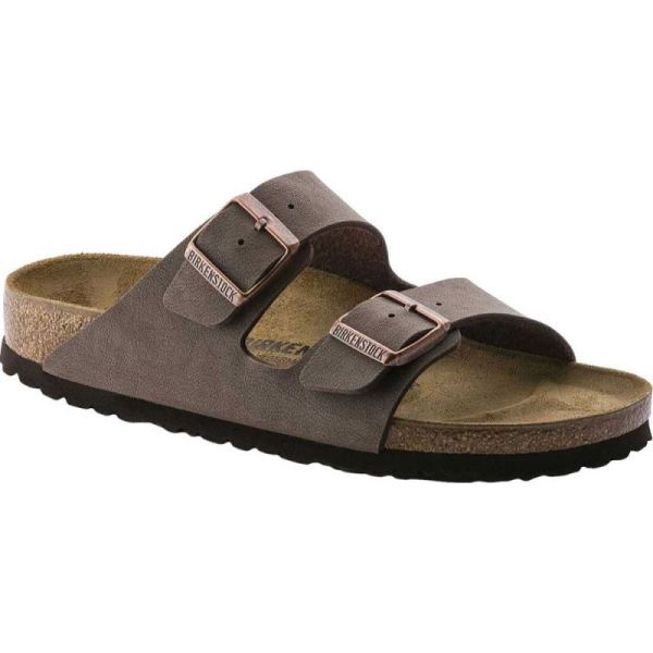 Birkenstock Arizona Birkibuc Slide Mocha Birkibuc