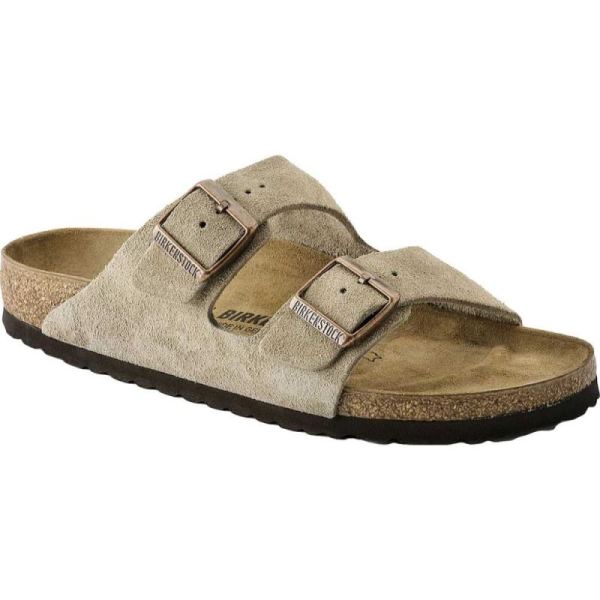 Birkenstock Arizona Suede Sandal Taupe Suede