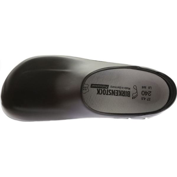 Birkenstock A 640 Steel Toe Slip On Shoe Black Polyurethane