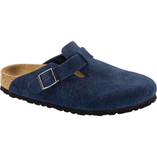 Birkenstock Boston Suede with Soft Footbed Night Suede - Click Image to Close
