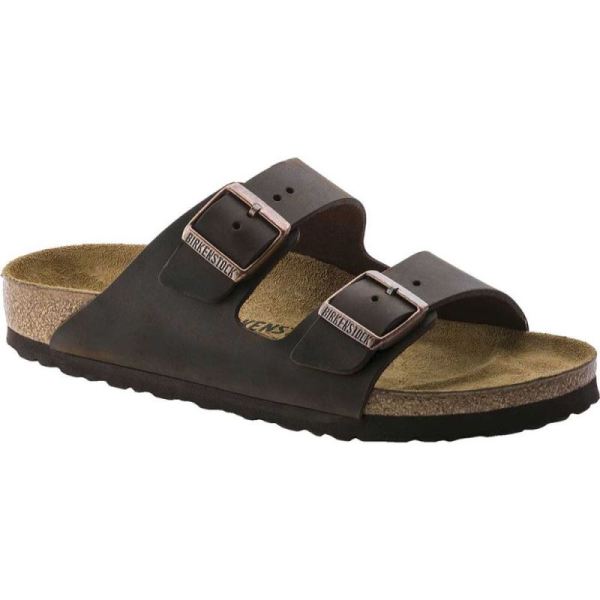 Birkenstock Arizona Oiled Leather Slide Habana Oiled Leather