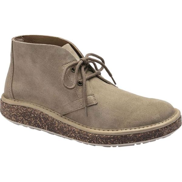 Men's Birkenstock Milton Chukka Boot Ginger Suede