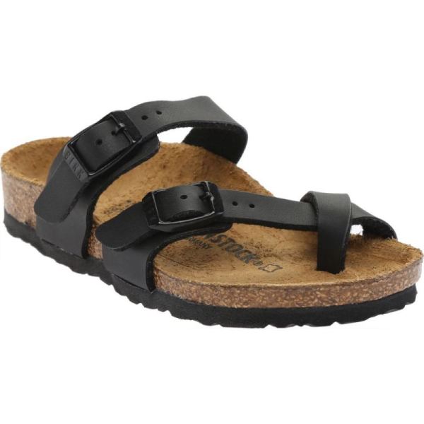 Girls' Birkenstock Mayari Birko Flor Sandal Black Birko-Flor