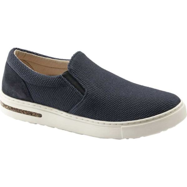 Women's Birkenstock Oswego Slip On Sneaker Midnight Canvas