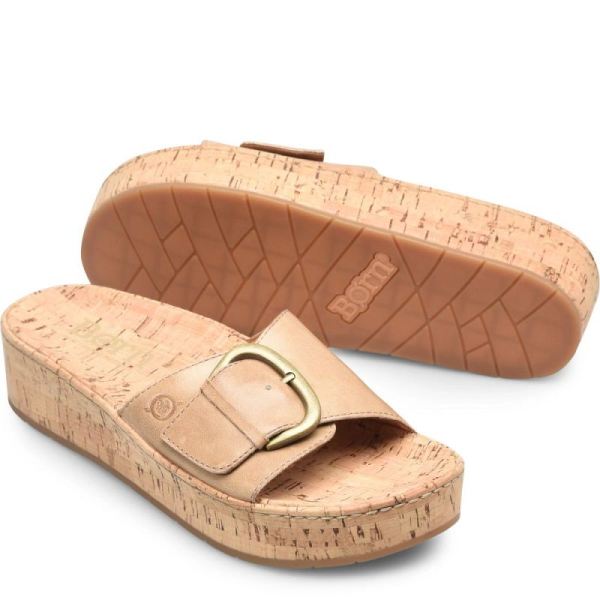 Born | Women's Sloane Sandals - Natural Sabbia (Tan) | Quick Ship