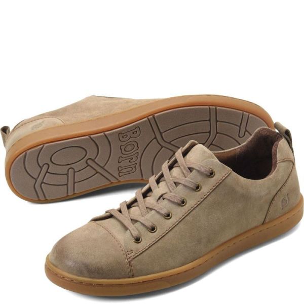 Born | Men's Allegheny Slip-Ons & Lace-Ups - Taupe Calicante Suede (Tan) | Quick Ship