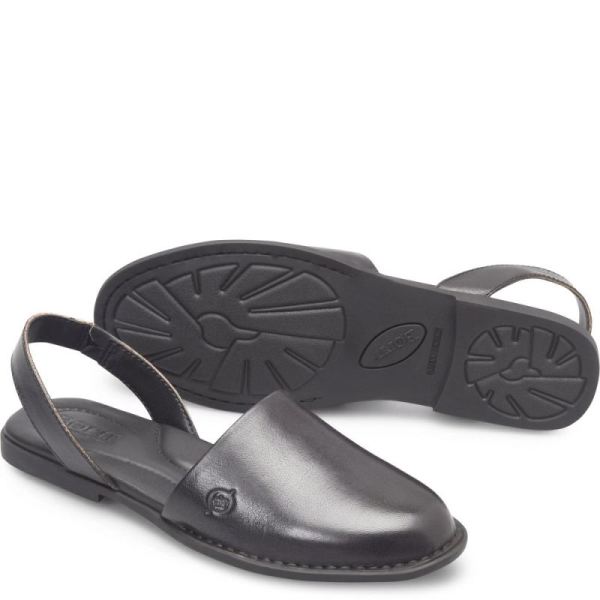 Born | Women's Leif Slip-Ons & Lace-Ups - Black | Quick Ship