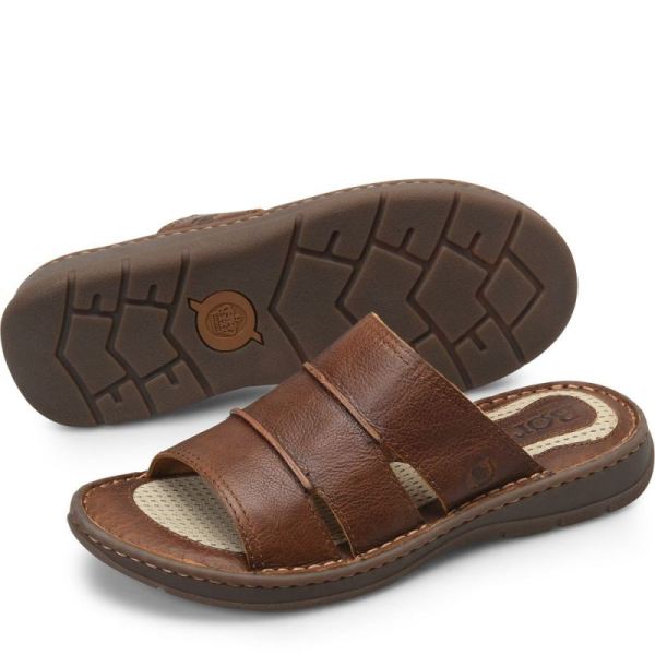 Born | Men's Weiser Sandals - Cymbal (Brown) | Quick Ship