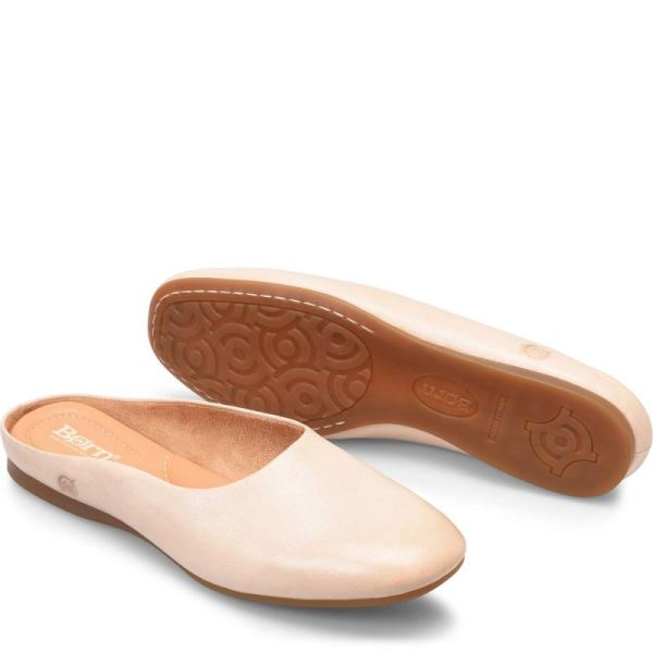 Born | Women's Bryar Flats - Natural Nude (White) | Quick Ship