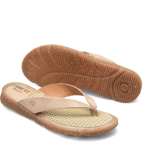 Born | Women's Bora Basic Sandals - Natural Nude (Tan) | Quick Ship