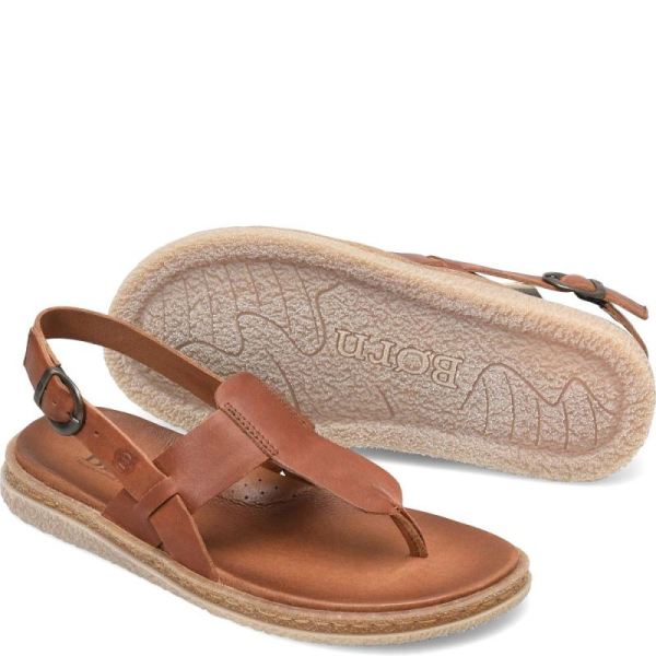 Born | Women's Cammie Sandals - Pecan (Brown) | Quick Ship