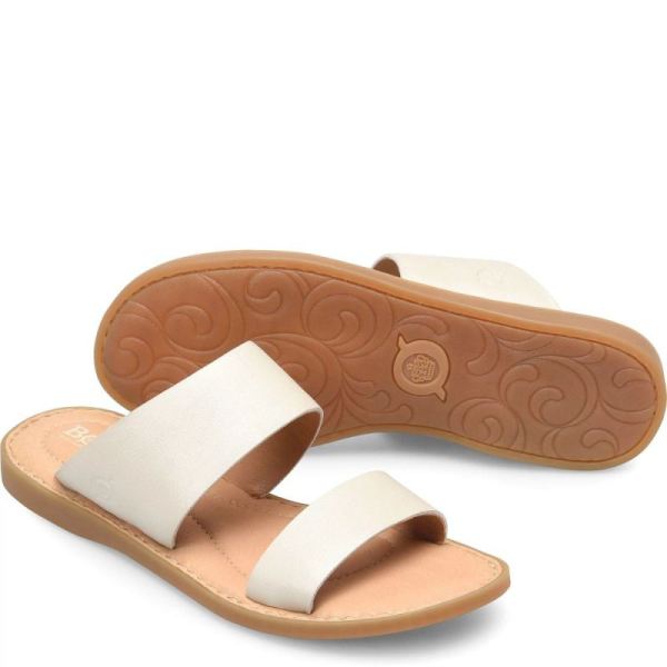 Born | Women's Inslo Sandals - Light Gold Panna (Metallic) | Quick Ship