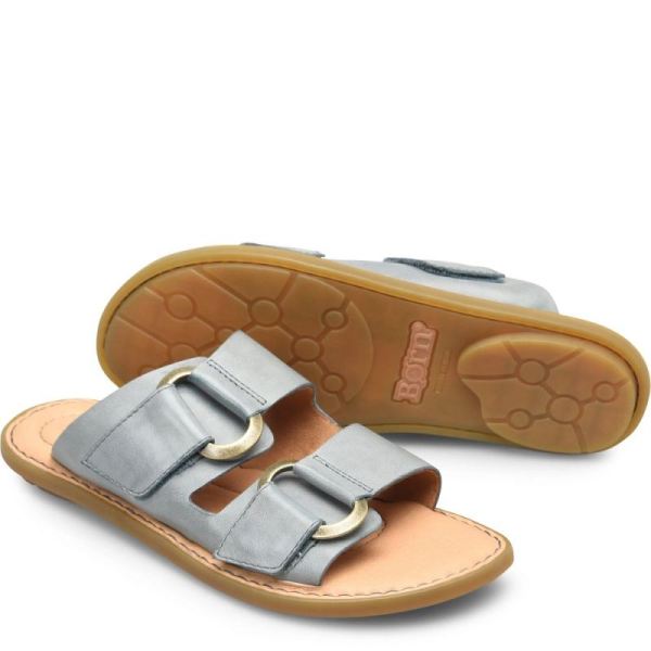Born | Women's Marston Sandals - Light Jeans (Blue) | Quick Ship
