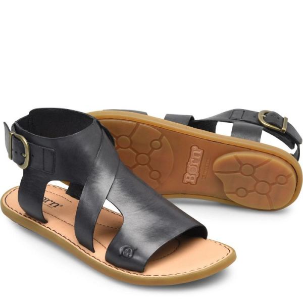 Born | Women's Marlowe Sandals - Black | Quick Ship