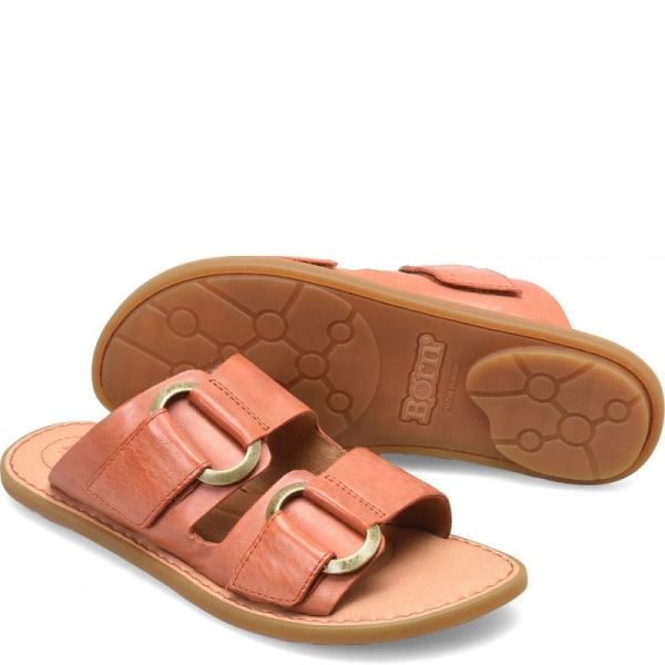 Born | Women's Marston Sandals - Orange Papaya (Orange) | Quick Ship