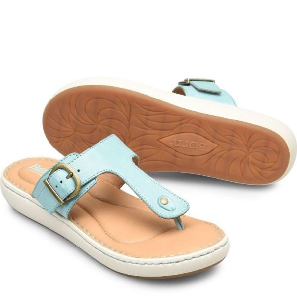 Born | Women's Jules Sandals - Turquoise Aqua (Green) | Quick Ship