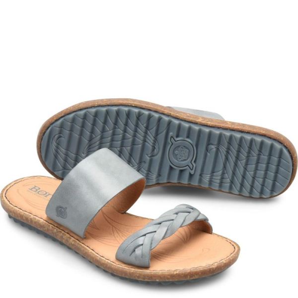 Born | Women's Morena Sandals - Light Jeans (Blue) | Quick Ship