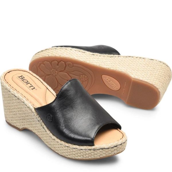 Born | Women's Lilah Sandals - Black | Quick Ship