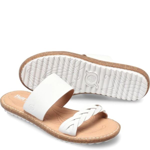 Born | Women's Morena Sandals - Bianca (White) | Quick Ship