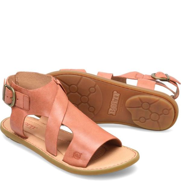 Born | Women's Marlowe Sandals - Papaya (Orange) | Quick Ship