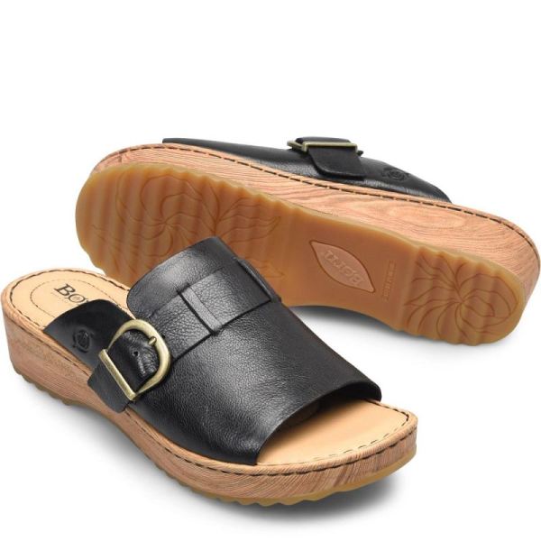 Born | Women's Averie Sandals - Black | Quick Ship