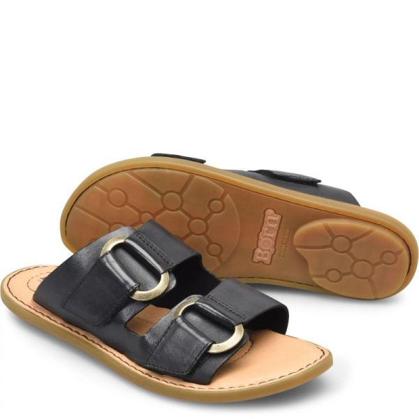 Born | Women's Marston Sandals - Black | Quick Ship
