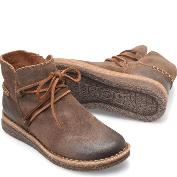 Born | Women's Calyn Boots - Taupe Avola distressed (Tan) | Quick Ship