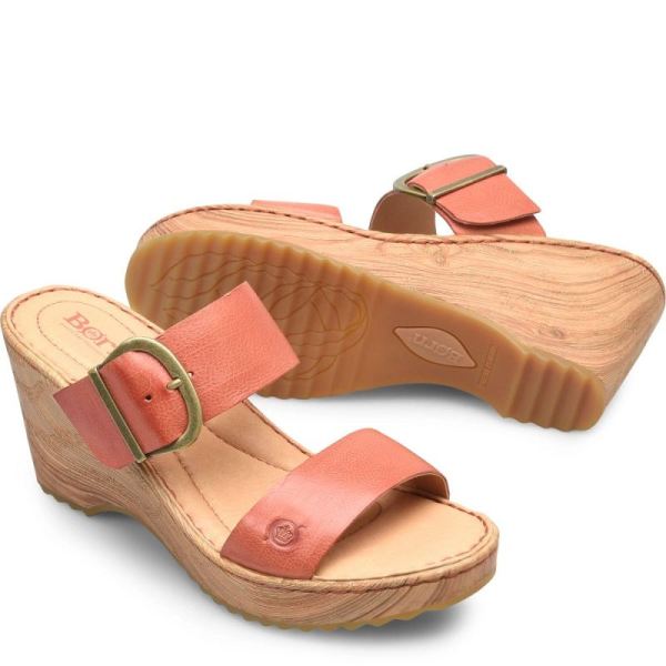 Born | Women's Emily Sandals - Rust Cayenne (Red) | Quick Ship