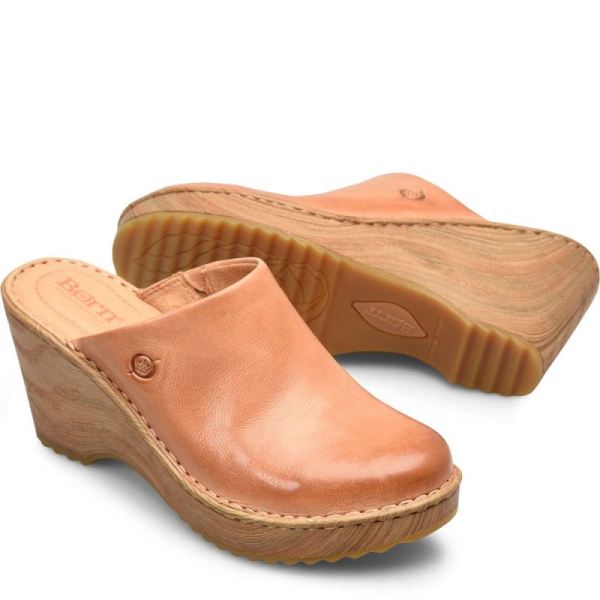 Born | Women's Natalie Clogs - Natural (Tan) | Quick Ship