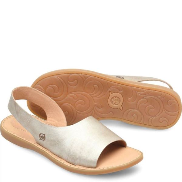 Born | Women's Inlet Sandals - Gold (Metallic) | Quick Ship