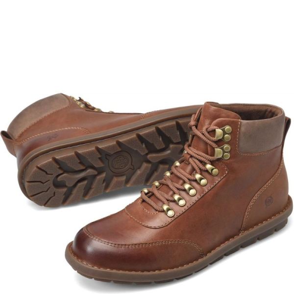 Born | Men's Scout Boots - Brown With Taupe (Brown) | Quick Ship