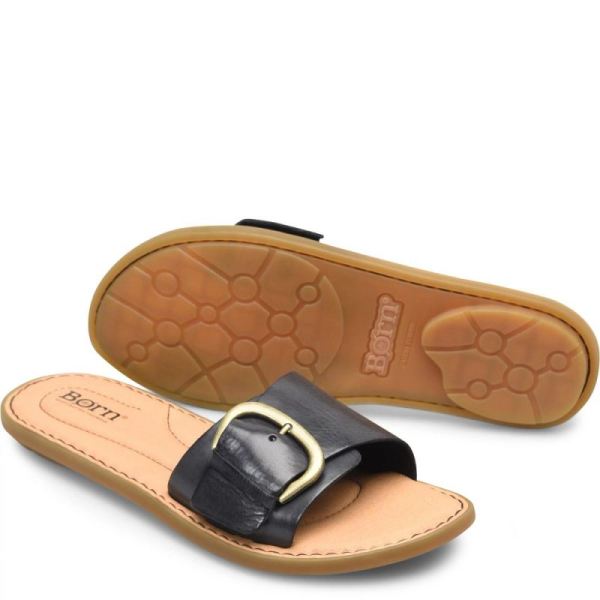 Born | Women's Miarra Sandals - Black | Quick Ship