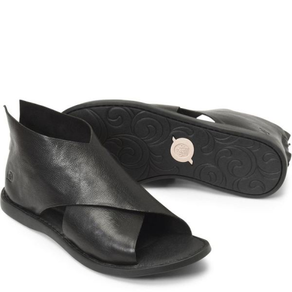 Born | Women's Iwa Sandals - Black | Quick Ship