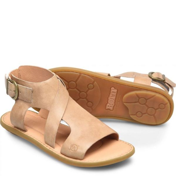 Born | Women's Marlowe Sandals - Natural Sabbia (Tan) | Quick Ship