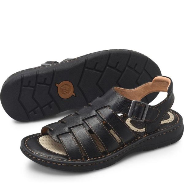 Born | Men's Wichita Sandals - Black | Quick Ship
