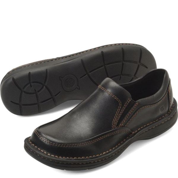 Born | Men's Blast III Slip-Ons & Lace-Ups - Black | Quick Ship